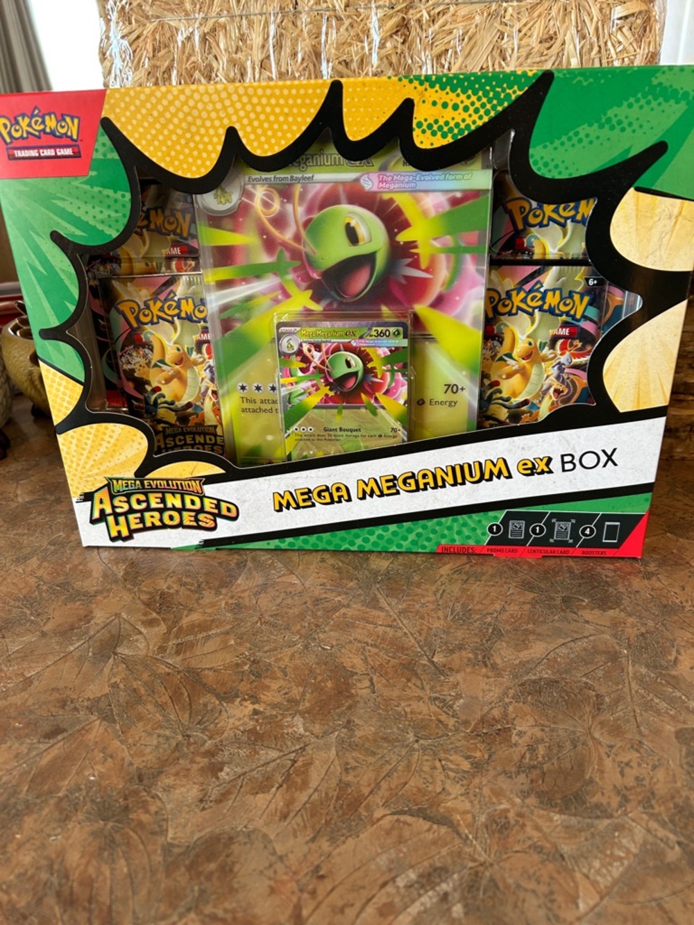 Pokémon ASCENDED HEROES MEGA MEGANIUM exBOX EVOLUTION TCG BUNDLE